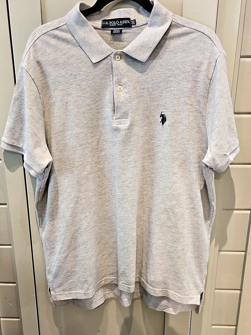 U.S. Polo Assn. Men's Polo Gray XL